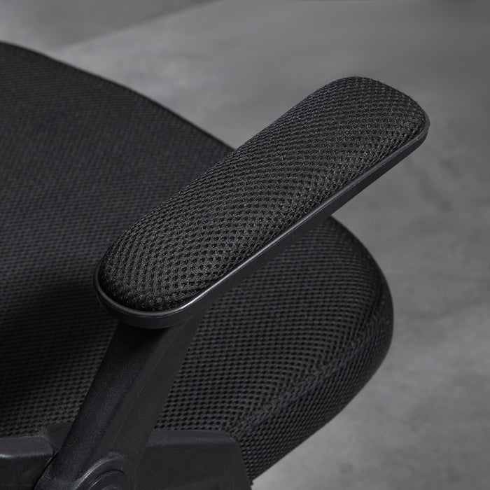 Ergonomic Mesh Swivel Chair - Adjustable Home Office Task Seat with Lumbar Support - Comfortable Computer Desk Chair for Long Working Hours