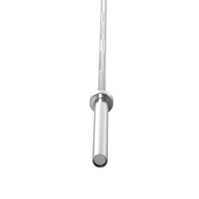 Weight Lifting Barbell Bar 5cm - Solid Steel with Anti-slip Grip & Spring Collars - Ideal for Home Gym & Fitness Enthusiasts