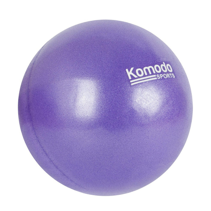 Exercise Ball, 18cm - Durable, Anti-Burst Yoga and Pilates Sphere in Purple - Ideal for Core Strength and Balance Training