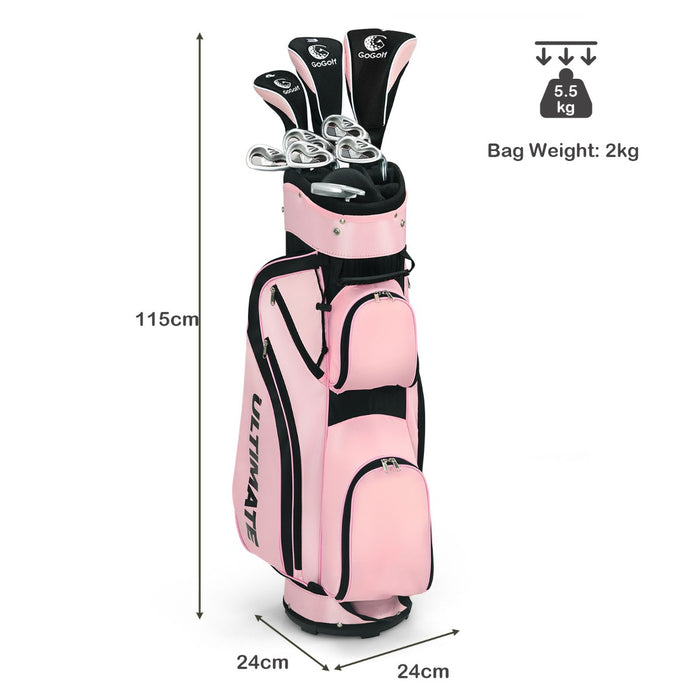 Ladies Precision Golf - Complete Club Set Ideal for Beginners and Intermediate Players - Perfect Solution for Improving Swing and Game Performance