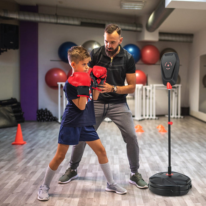 Inflation-Free Brand - Boxing Set Including Punching Bag and Gloves - Perfect for Training and Stress Relief
