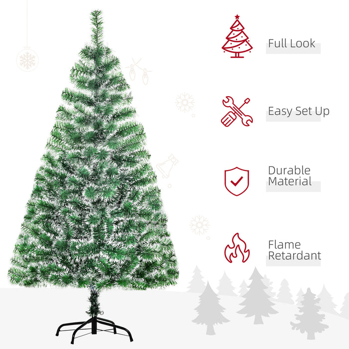 1.5M Green Artificial Christmas Tree - Easy Assembly Holiday Decor with Stand - Perfect for Festive Home Decoration