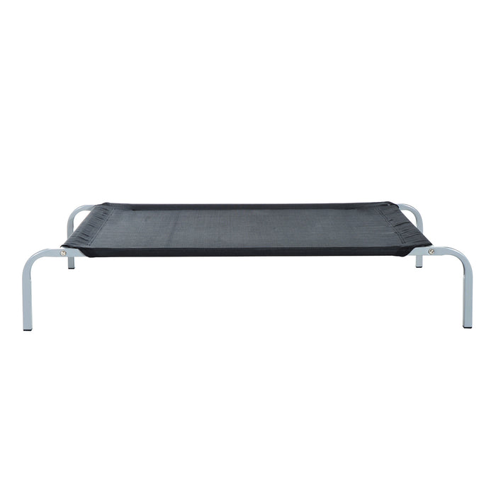 Elevated Portable Dog Bed with Metal Frame - Medium Size Raised Pet Cot for Camping, Indoors/Outdoors Use - Ideal Comfort for Medium-Sized Dogs or Pets