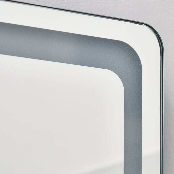 Illuminated Full-Length Mirror with Remote - LED Lights Freestanding or Wall Mountable Body Mirror - Ideal for Bedroom and Wardrobe Spaces
