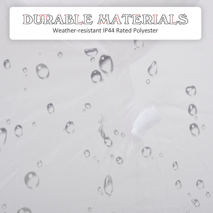 Inflatable Snowman & Penguin with North Pole Sign - 1.9m LED-Lit Christmas Holiday Yard Decor - Perfect for Indoor/Outdoor Festive Lawn Display