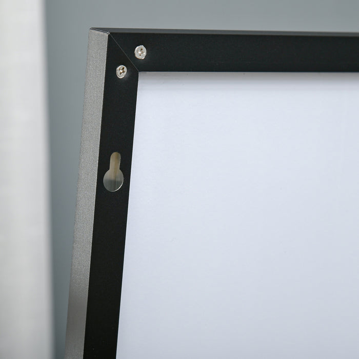 Full-Length Aluminum Alloy Framed Mirror - Versatile Floor Standing or Wall Hanging Design - Ideal for Bedroom & Living Room Decor Enhancements