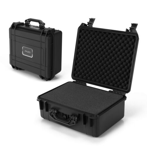 Waterproof & Portable Hard Case - Customizable Foam Insert, 34 x 31 x 16 cm Size - Ideal for Safeguarding Delicate Items in Outdoor Conditions