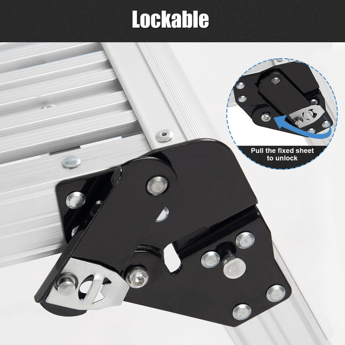 Safe Hop Up Stable Aluminium Hop Up Platform with Safety Locks - Secure Work Access ...