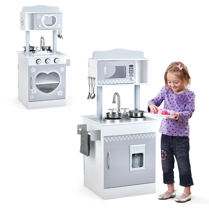 KidKraft Deluxe Playset - Double-Sided Kid's Kitchen with Stove and Sink - Interactive Toy for Creative and Imaginative Play