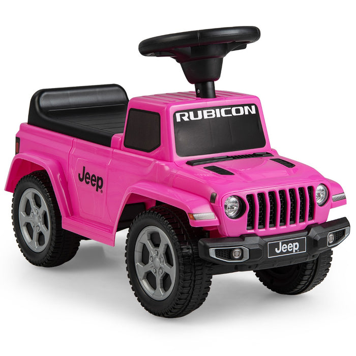 Jeep - Licensed Ride On Push Car with Steering Wheel and Engine Sound, Grey - Ideal for Toddlers Aged 18-36 Months