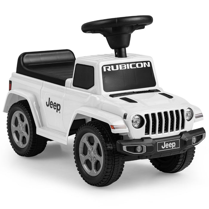 Jeep - Licensed Ride On Push Car with Steering Wheel and Engine Sound, Grey - Ideal for Toddlers Aged 18-36 Months