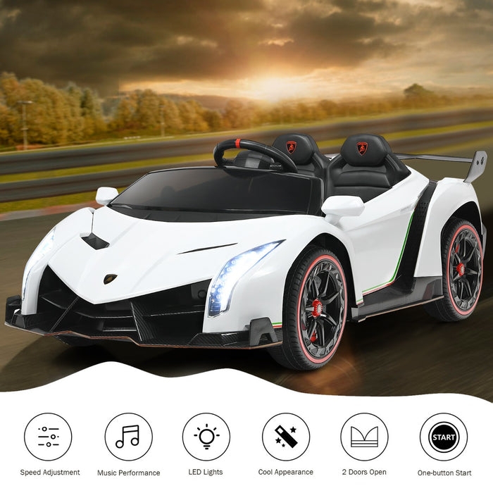 Kids Ride On Car Model 2.4G - Black Remote Control Car - Ideal for Children's Fun and Entertainment