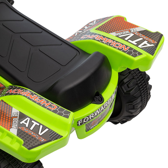 Kids' Battery-Powered ATV - 6V Four Wheeler Ride-On with Headlights - Perfect for Toddlers 18-36 Months in Vibrant Green