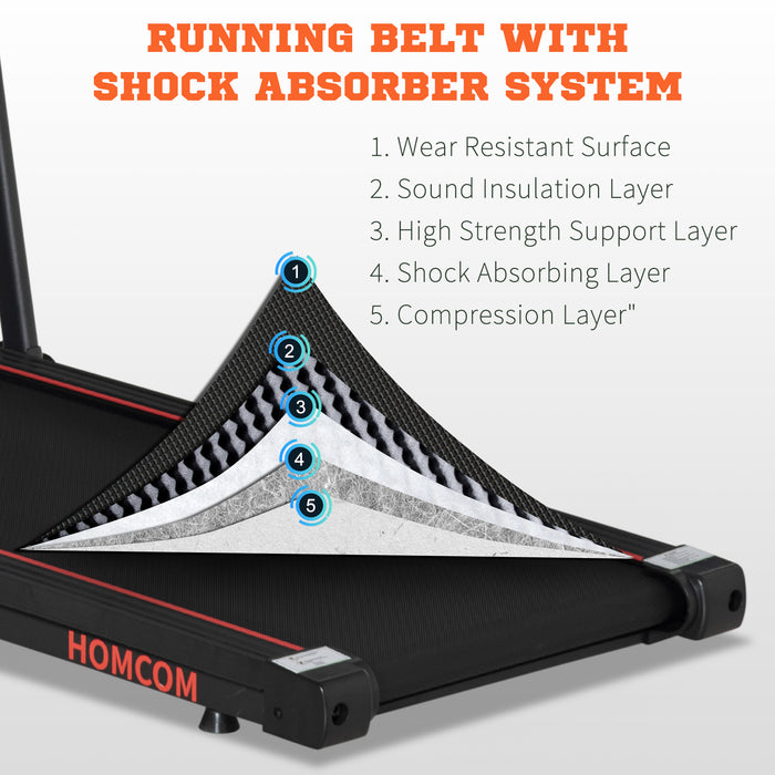 Home & Office Foldable Treadmill - Aerobic Walking Exercise Machine with LED Display - Ideal for Fitness Enthusiasts and Space-Conscious Individuals