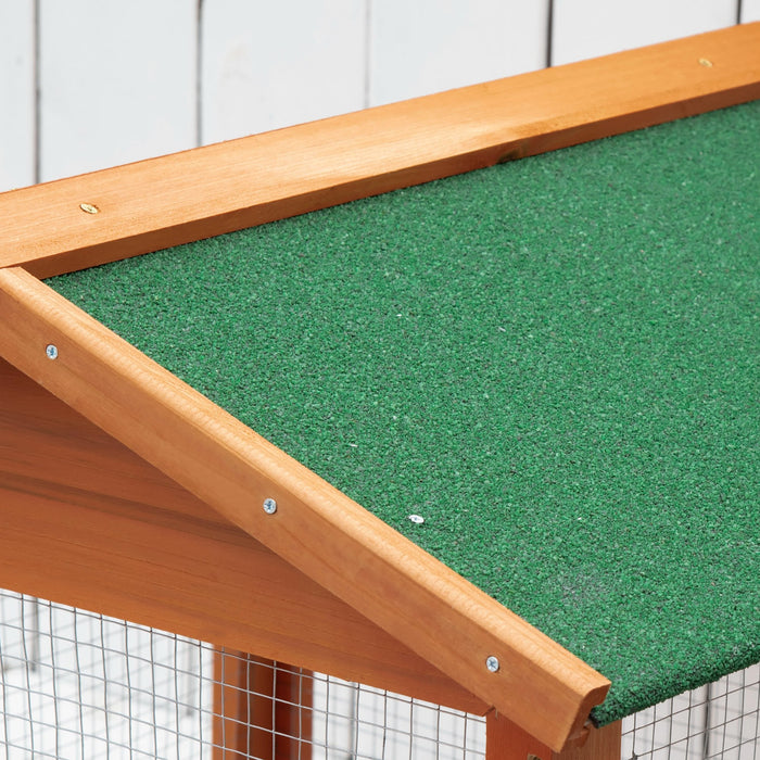 Outdoor Wooden Finch Aviary - Spacious Birdcage with Easy Clean Pull Out Tray and Dual Access Doors - Ideal Habitat for Multiple Finches