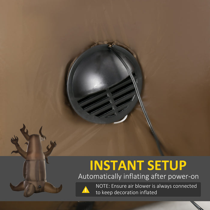 Inflatable Floating Ghost Tree with LED Light - 8FT Outdoor Halloween Decoration - Fast Next Day Delivery for Spooky Yard Display