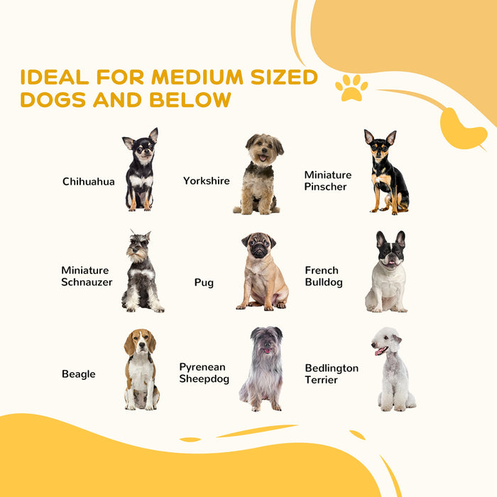 Foldable Freestanding Pet Barrier - Sturdy Dog Gate with Two Support Feet for Secure Placement - Ideal for Staircases, Hallways, Doorways in Grey