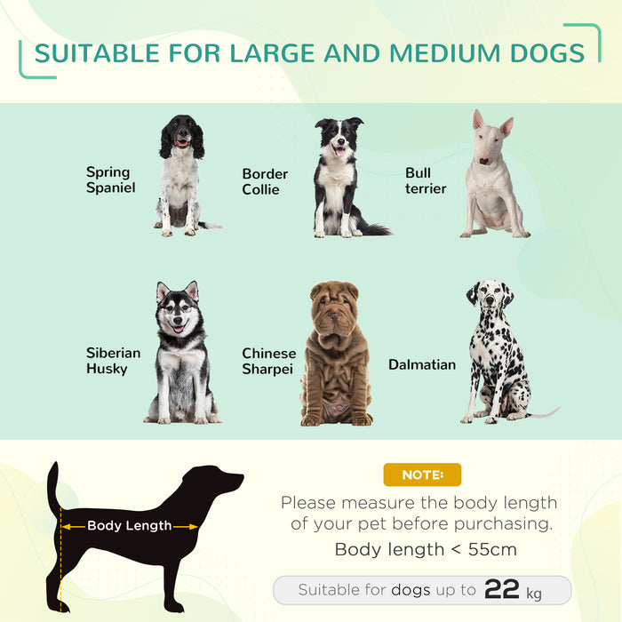 Cooling Elevated Dog Bed - Raised Cot-Style with Breathable Mesh Fabric for Large & Medium Pets - Non-Slip Pads, Durable Design, 110x75x20cm - Ideal for Comfort & Temperature Regulation