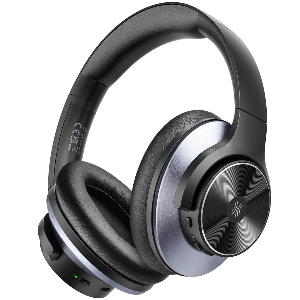 Oneodio A Series - Bluetooth 5.0 Active Noise Cancelling Wireless Headphones - Built-in Microphone, Type C Charging & Carry Case - Extended 2 Year Warranty Included