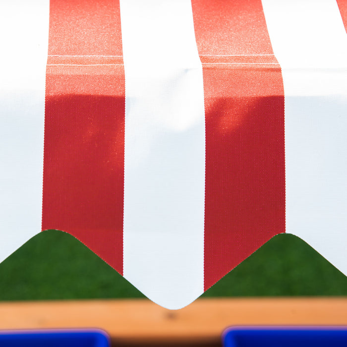 Adjustable Kids Wooden Sandbox - Outdoor Sand Play Station with Bottom Liner and Seats - Perfect for Ages 3-7 with Protective Height-Adjustable Cover