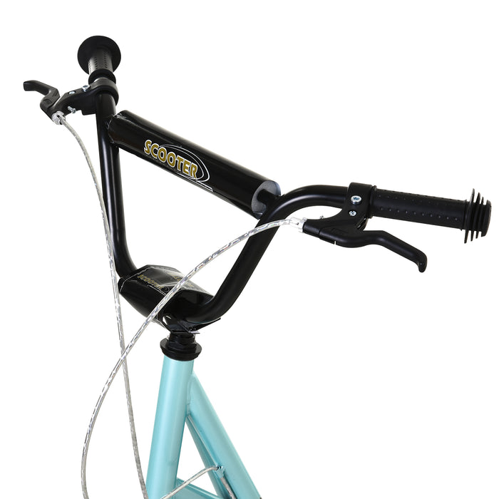 Kids Kick Scooter with Steel Frame - Adjustable Height, Durable Design in Blue - Perfect for Growing Children and Outdoor Fun