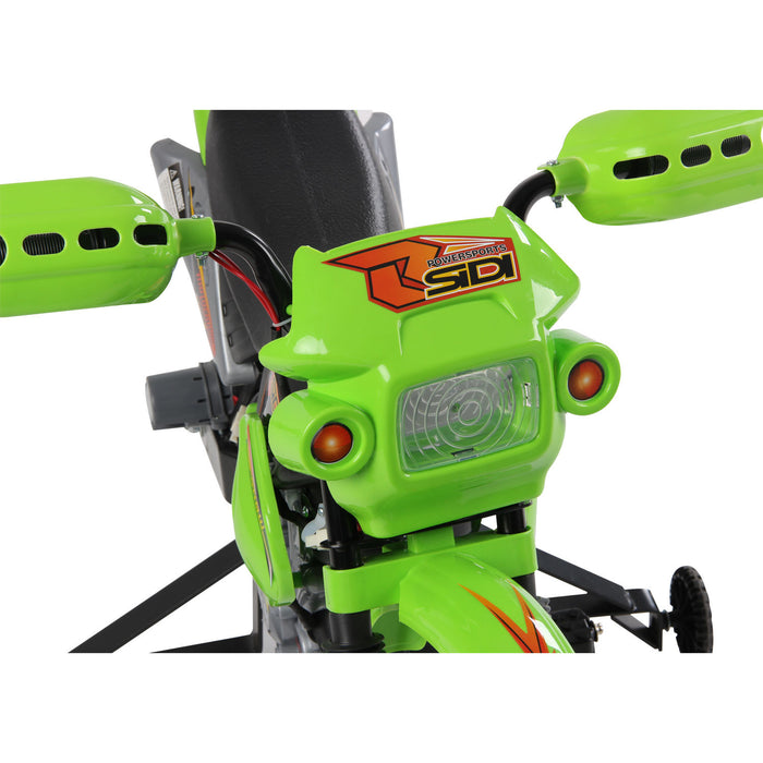 Kids Electric Motorbike - 6V Battery-Powered Ride-On Motorcycle, Green - Perfect for Young Adventurers