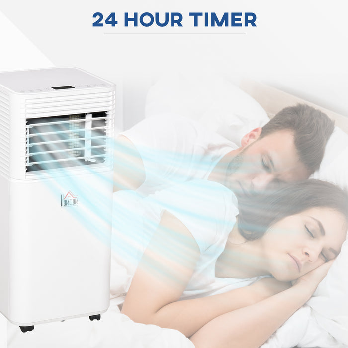 9000 BTU 4-In-1 Portable Air Conditioner - Cooling, Dehumidifying, Ventilating with Fan Function - Includes Remote, LED Display, 24-Hour Timer, Auto Shut-Down Feature