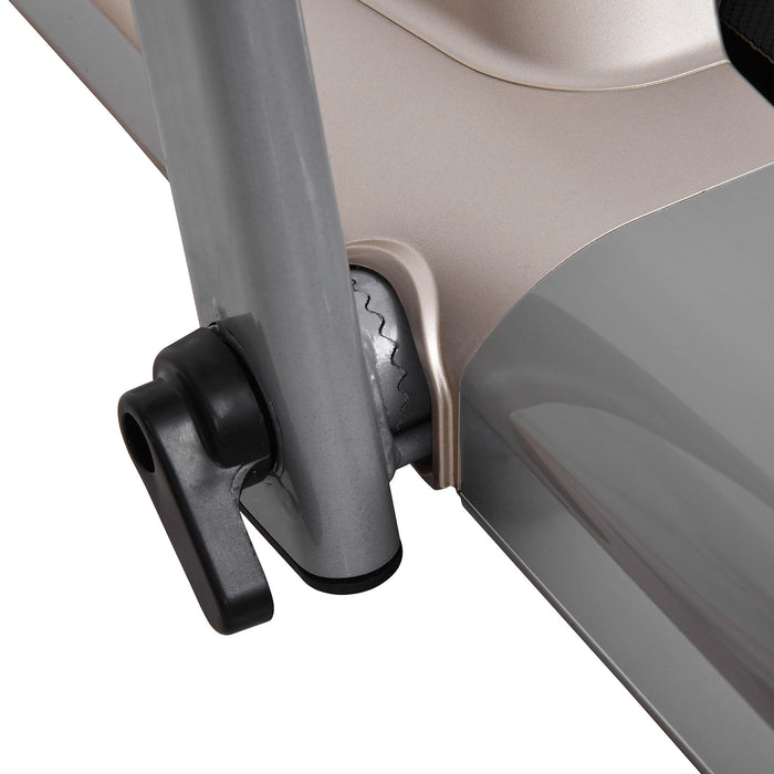 Compact Foldable Electric Treadmill with Wheels - 1-10km/h Speed Range, LCD Display & Device Holder - Convenient Home Fitness with Safety Features