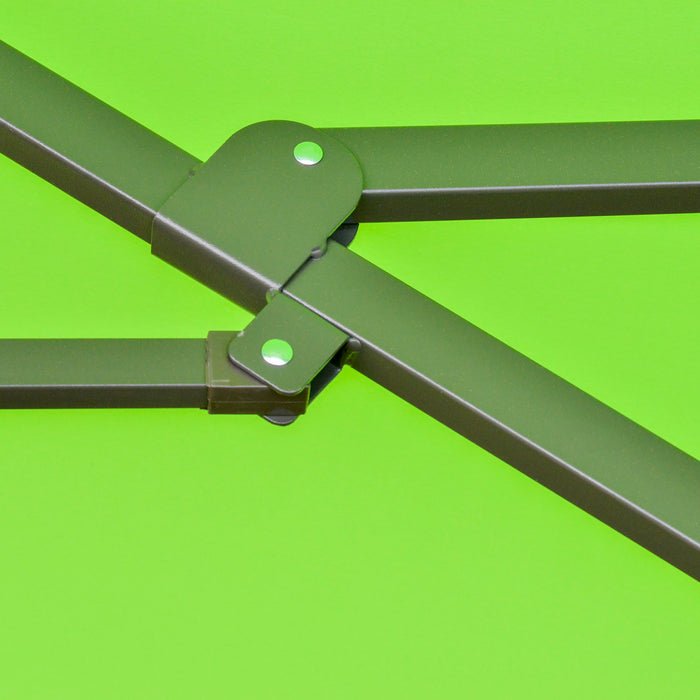 Garden Parasol Double-Sided 4.6m - Sun Umbrella Patio Shelter with Canopy Shade, Market-Style Outdoor Coverage, Includes Cross Base - Ideal for Garden & Outdoor Living Space Protection