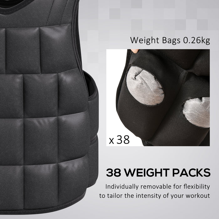 Adjustable 15kg Metal Sand Weight Vest - Durable Training Gear for Fitness Enthusiasts - Ideal for Resistance Workouts and Strength Training