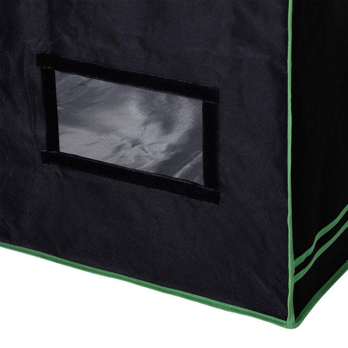 Hydroponic Grow Space - 80x80x160cm Plant Cultivation Tent Black/Green - Ideal for Indoor Gardening Enthusiasts
