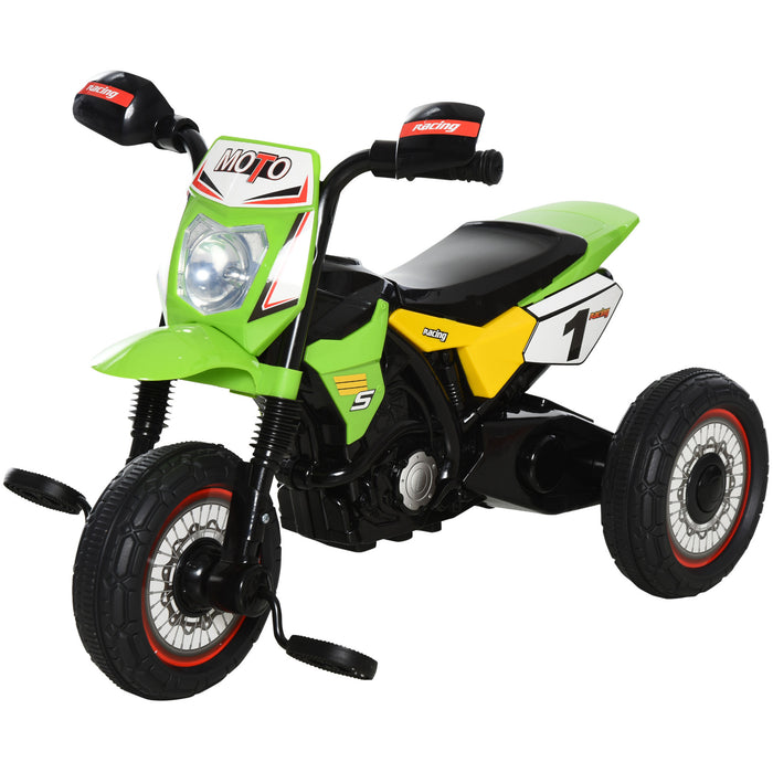 Toddler Tricycle with Pedals - Durable 3-Wheel Design, Green PP Material - Perfect for 18-36 Month Old Kids