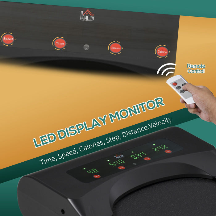 Foldable Treadmill with LED Display - Remote-Controlled Walking/Jogging Fitness Machine - Ideal for Home and Office Exercise