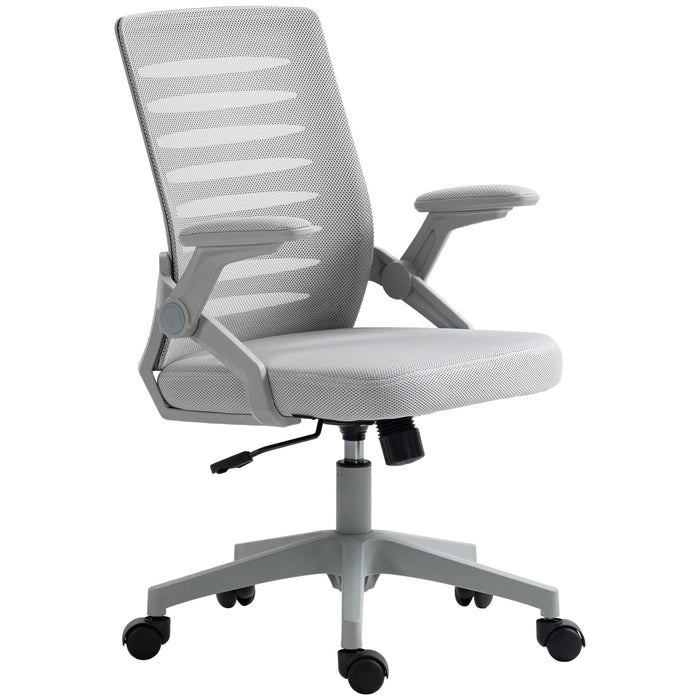 Ergonomic Mesh Swivel Chair with Lumbar Support - Comfortable Task Computer Chair for Home Office - Ideal for Work-From-Home Professionals & Students