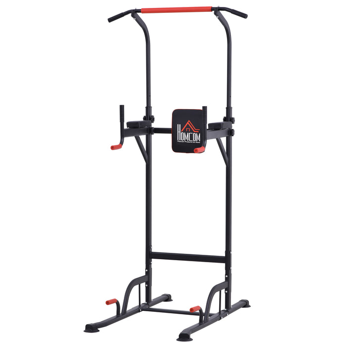 Pull Up Power Tower Station - Versatile Home Gym Workout Equipment for Strength Training - Ideal for Office and Home Fitness Regimens