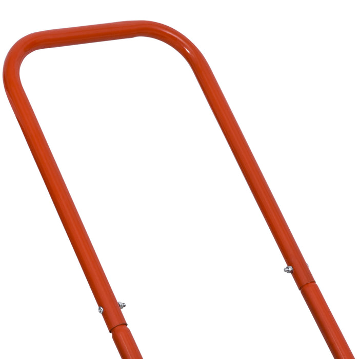 Garden Lawn Roller - Push/Tow 38L Capacity, Sand/Water Fillable, Heavy-Duty - Ideal for Home Garden and Backyard Lawn Maintenance, 32cm Diameter x 50cm Width