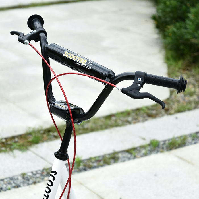 Kids Stunt Scooter with Adjustable Handlebar - Teen & Children Kick Scooter, 16-Inch Rubber Tires, Dual Brakes - Fun Outdoor Riding Toy for Active Play