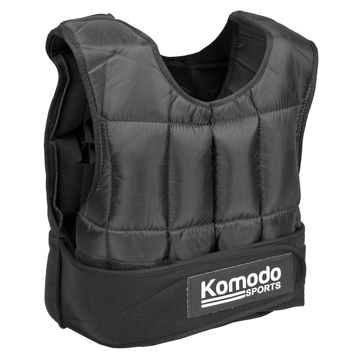 Komodo 20KG Adjustable Weight Vest - Heavy-Duty Training Equipment with Even Weight Distribution - Ideal for Fitness Enthusiasts, Crossfit Training, and Strength Conditioning