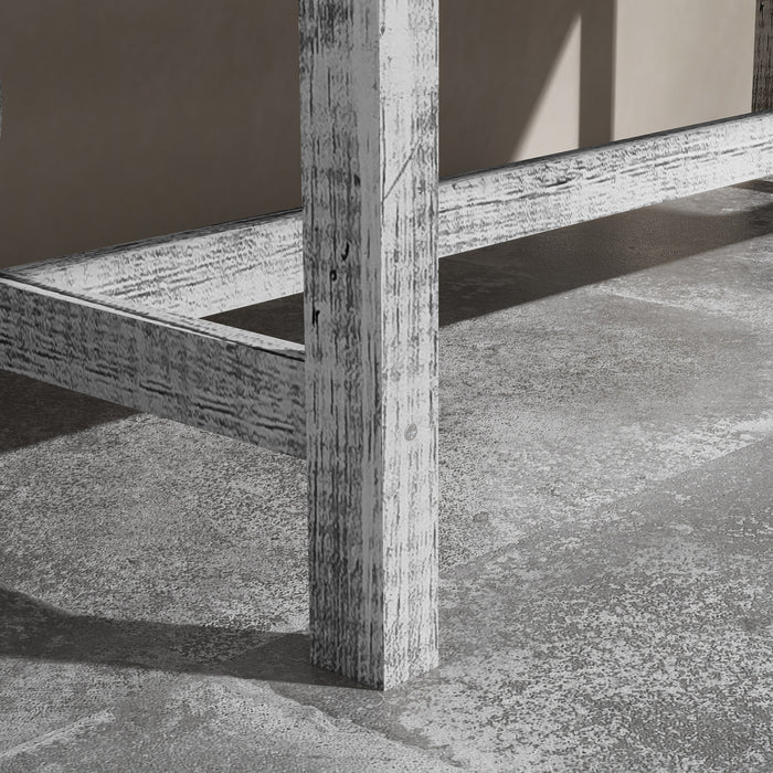 Elevated Wooden Garden Bed with Mini Greenhouse - 120x60x103cm Planter with Polycarbonate Panel and Ventilation - Ideal for Urban Gardening in Distressed Grey