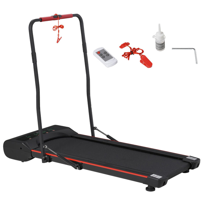 Foldable Treadmill with LED Display - Remote-Controlled Walking/Jogging Fitness Machine - Ideal for Home and Office Exercise