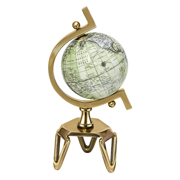 Interactive Globe by Educational Emporium - Features Triangle Metal Stand and Metal Meridian - Ideal Learning Tool for Geography Enthusiasts and Students