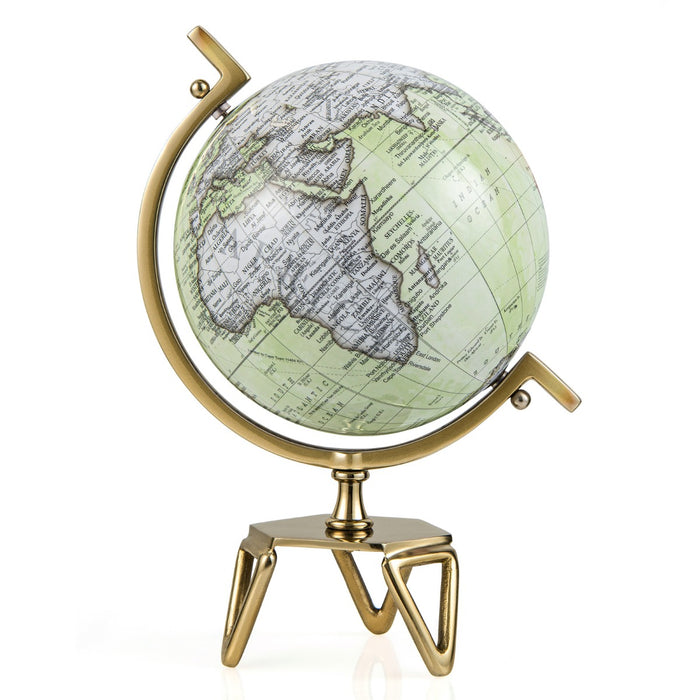 Interactive Globe by Educational Emporium - Features Triangle Metal Stand and Metal Meridian - Ideal Learning Tool for Geography Enthusiasts and Students