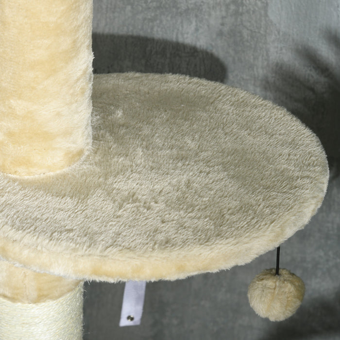 Extra Tall 255cm Cat Tree - Indoor Multi-Level Scratching Post with Cozy Cat Condo and Perches - Ideal Climbing and Lounging Solution for Felines