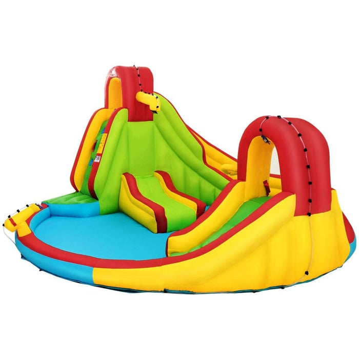 Bouncy Water Castle, Large 480cm x 420cm x 233cm - Inflatable Water Fun, Splashing, Jumping - Perfect for Summer Outdoor Activity for Kids