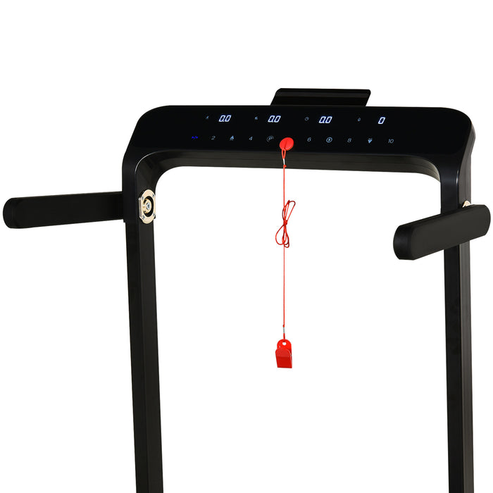 Motorised Folding Treadmill - 600W Power, Steel Frame, Compact Design - Ideal for Home Fitness and Space-Saving Exercise