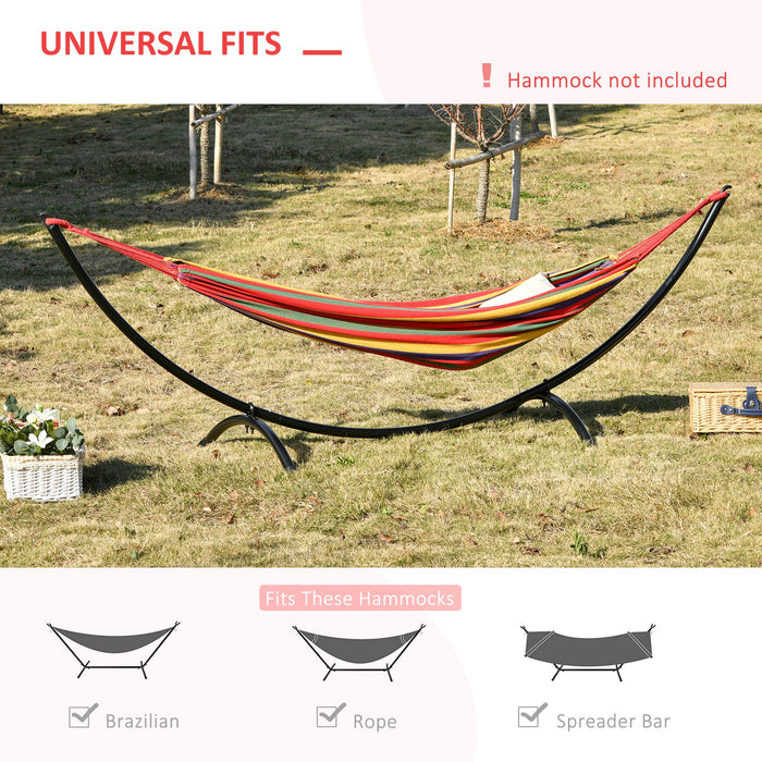 Universal 3-Meter Hammock Stand - Sturdy Metal Frame for Garden, Camping & Outdoor Patios - Ideal for Hammock Stand Replacement or Upgrade