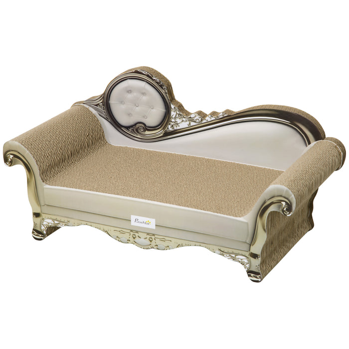 Cat Corrugated Scratching Pad - Durable Lounger and Play Station with Catnip - Ideal for Claw Maintenance & Furniture Protection