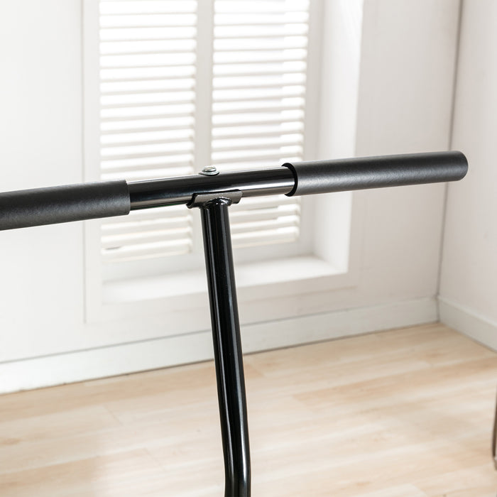 Octagonal 48" Fitness Rebounder Trampoline - Indoor/Outdoor Foldable Jumping Workout with Adjustable Handle, Green - Perfect for Cardio & Low-Impact Exercise