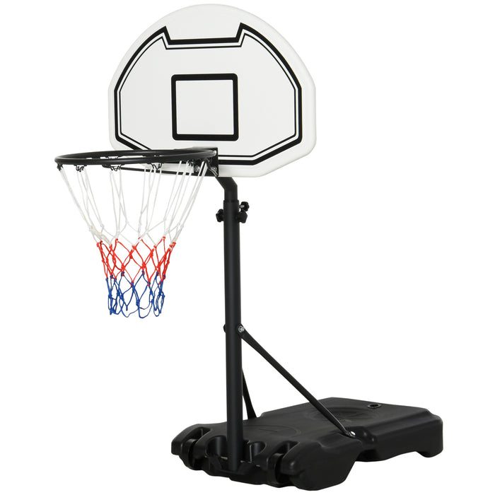 Adjustable Basketball Stand 94-123cm - Poolside Height-Flexible Hoop for All Ages - Ideal for Kids and Adults Recreational Play