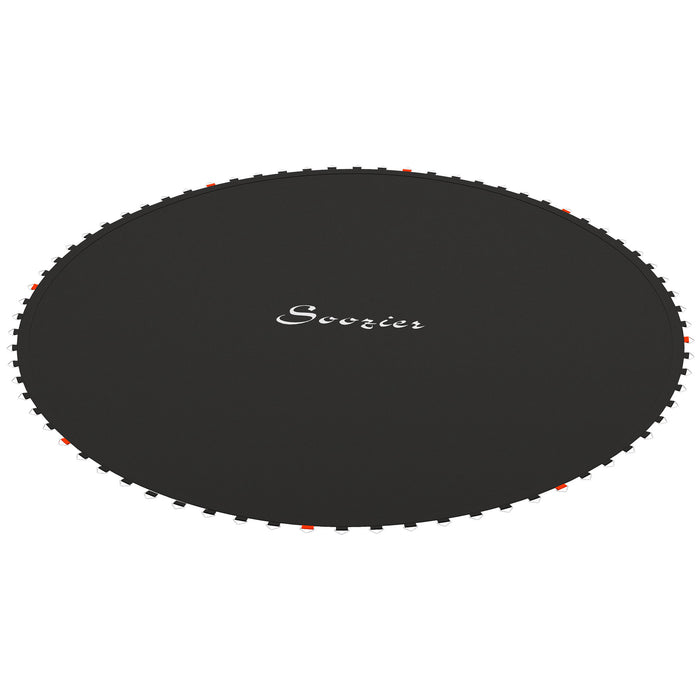 Trampoline Replacement Jumping Mat with Accessory Kit - Fits 10ft Frame & Compatible with 14cm Springs - Includes Spring Pulling Tool & 54 V-Hooks for Easy Installation
